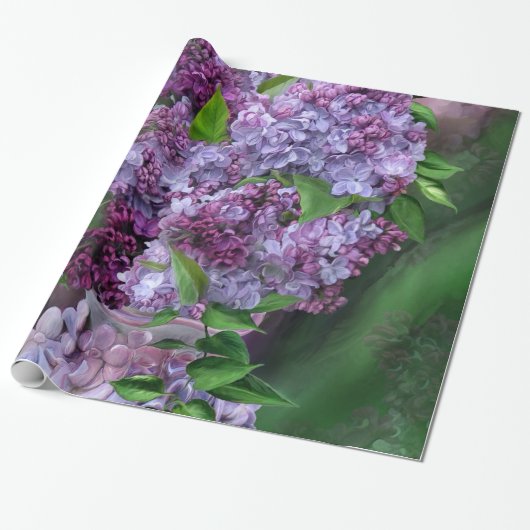 Fliedern in der lila geschenkpapier (Ungerollt)