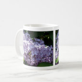 Fliedern in voller Blüte Kaffeetasse (Vorderseite Links)