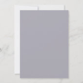 Fliederweiche Hochzeit Einladung (Rückseite)