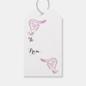 Flieg auf Flügeln der Liebe Geschenkanhänger (Vorderseite)