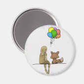 Flieg davon magnet (Vorderseite/Rückseite)