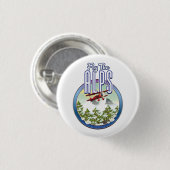 Flieg die Alpen Button (Vorne & Hinten)