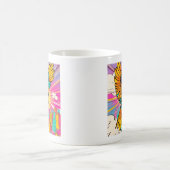 Flieg hoch: Ein Farbenrausch! Kaffeetasse (Mittel)