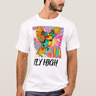 Flieg hoch: Ein Farbenrausch! T-Shirt