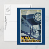 Flieg Mit A-B Aerotransport Postkarte (Vorne/Hinten)