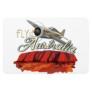 Flieg nach Australien Magnet