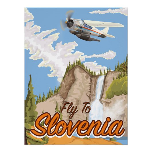 Flieg nach Slowenien Poster (Vorderseite)