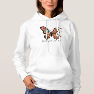 Flieg nicht nur – erhebe dich: Ein visuelles Manif Hoodie