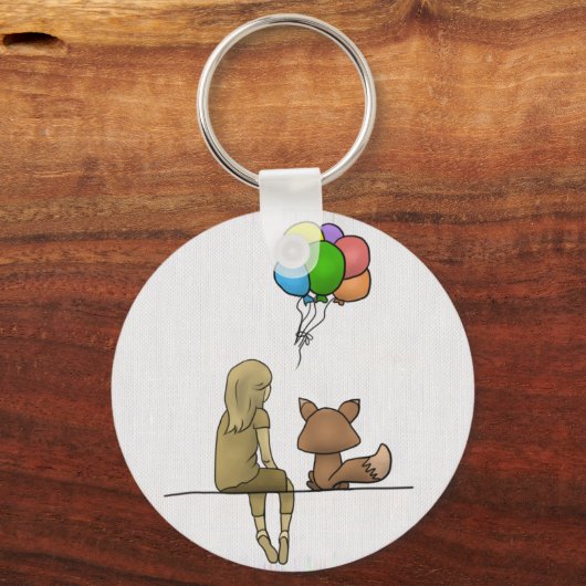 Flieg Tög Schlüsselanhänger (Vorderseite)