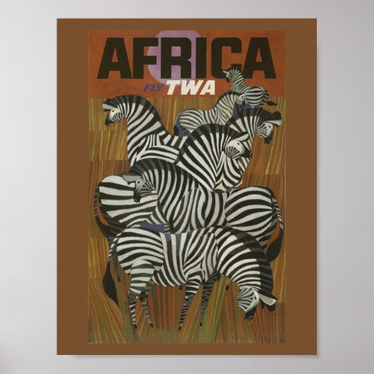 Flieg weg nach Afrika Poster (Vorne)