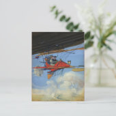 Flieg weg postkarte (Stehend Vorderseite)