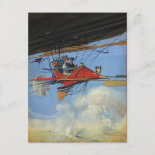 Flieg weg postkarte