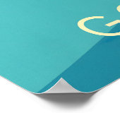 Flieg weg Reiseplakat Poster (Ecke)