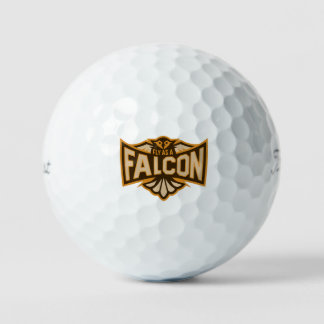 Flieg wie ein Falke Sepia Golfball