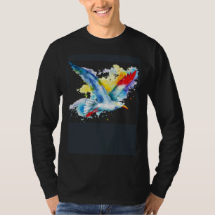 Flieg wie eine bemalte Möwe T-Shirt