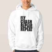 Fliege, Abbruch, Reparatur, Wiederholung Hoodie (Vorderseite)