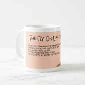 Fliege am Limerick-Tag Kaffeetasse (Vorderseite Links)