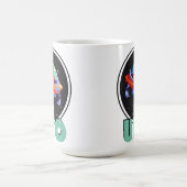 Fliege auf einem Raumschiff Kaffeetasse (Mittel)