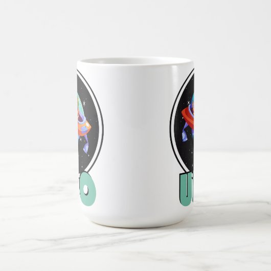 Fliege auf einem Raumschiff Kaffeetasse (Mittel)