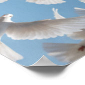 fliege dem Licht entgegen Poster (Ecke)