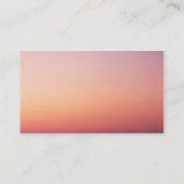 Fliege-Fischen Sonnenuntergang-Visitenkarte Visitenkarte (Rückseite)