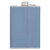 Fliege FishermanWyomingVintage Reise-Plakat Flachmann (Rückseite)