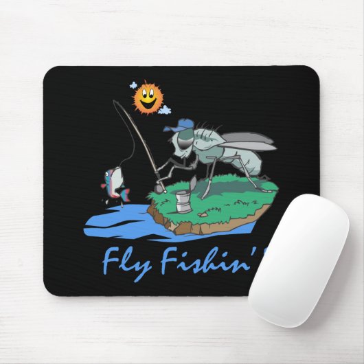 Fliege Fishin Mousepad (Mit Mouse)