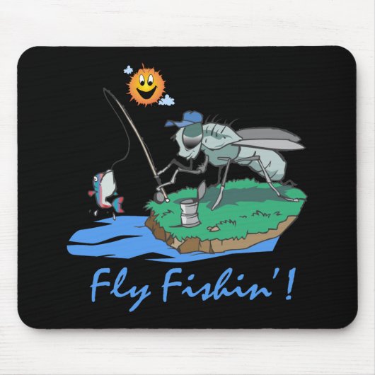 Fliege Fishin Mousepad (Vorne)