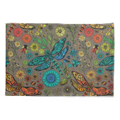 Fliege, Fliegenklingelfliege in Braun Kissenbezug (Rückseite-Links)