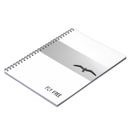 Fliege geben Notizbuch frei Notizblock (Linke Seite)