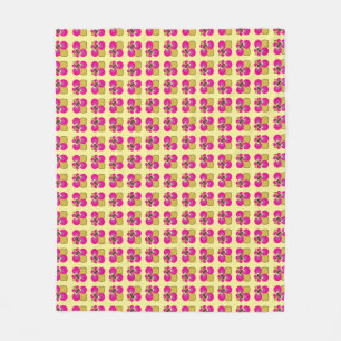 Fliege gebundenes Fleur-de-Lis-Muster Fleecedecke