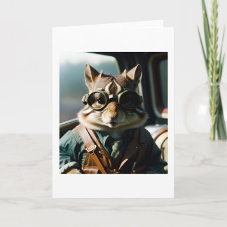 Fliege hoch! Celebration Chipmunk Karte