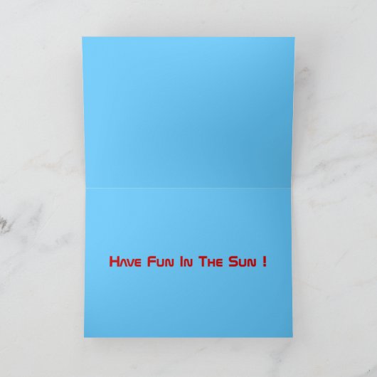 Fliege hoch karte (Innenseite)