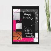 Fliege hoch, lebe groß, träume groß karte (Vorderseite)