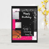 Fliege hoch, lebe groß, träume groß karte (Gelbe Blume)