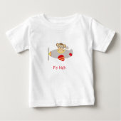 Fliege Hoher Affe Baby T-shirt (Vorderseite)