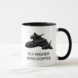 FLIEGE HÖHER MIT KAFFEE TASSE