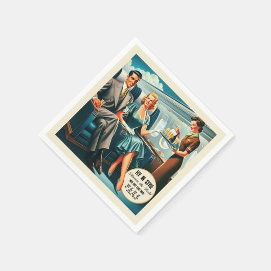 Fliege im Stil Serviette (Ecke)