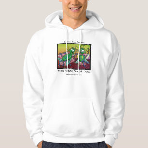 Fliege ist down & beim Psychiater Lustiger Hoodie