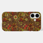 Fliege, Libelle auf Zimtbraun Case-Mate iPhone Hülle (Rückseite (Horizontal))