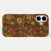 Fliege, Libelle auf Zimtbraun Case-Mate iPhone Hülle (Rückseite (Horizontal))