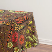 Fliege, Libelle auf Zimtbraun Tischdecke (Beispiel)