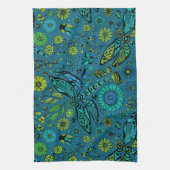 Fliege, Libelle Geschirrtuch (Vertikal)