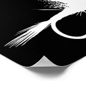 Fliege Lustiges Fischen  Poster (Ecke)