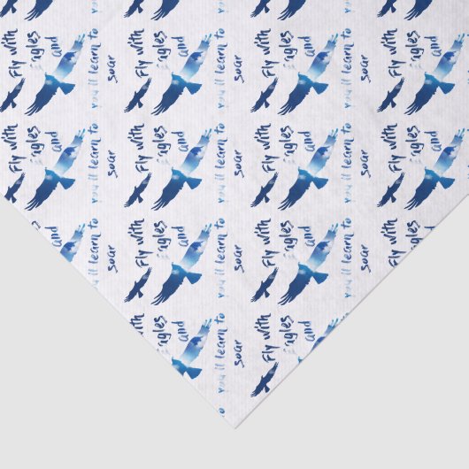 Fliege mit Adlern Seidenpapier (Ausschnitt)