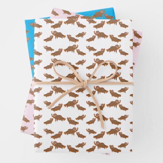 Fliege mit Nickerchen Geschenkpapier Set (Beispiel)