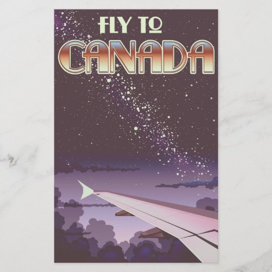 Fliege nach Kanada Briefpapier (Vorderseite)
