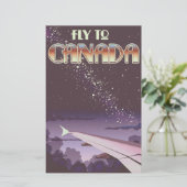 Fliege nach Kanada Briefpapier (Stehend Vorderseite)