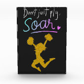 Fliege nicht einfach, Sau! Girls Cheerleader Fotoblock (Vorderseite)