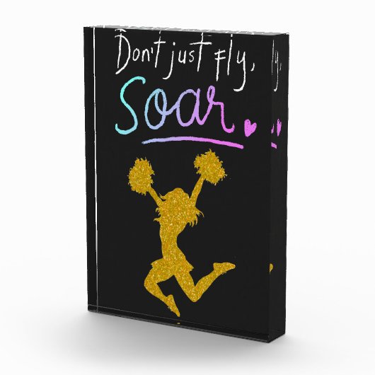 Fliege nicht einfach, Sau! Girls Cheerleader Fotoblock (Rechts)